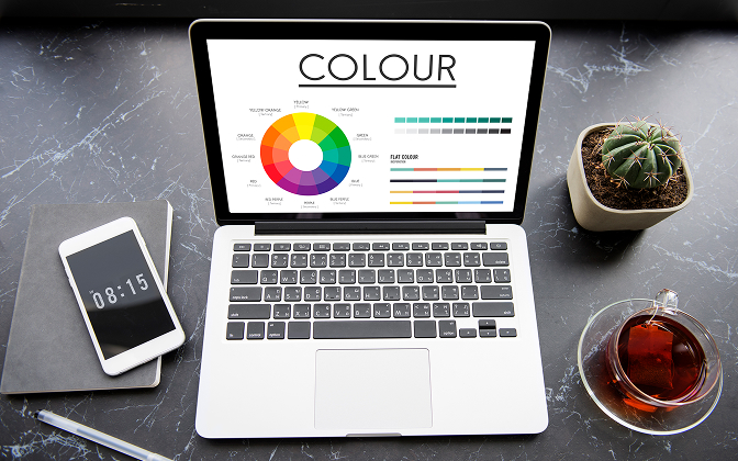 fonts and colors for website